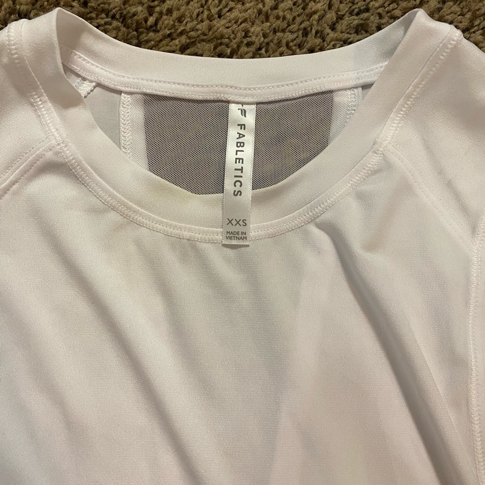 White Fabletics Tank Top - Picture 5 of 6